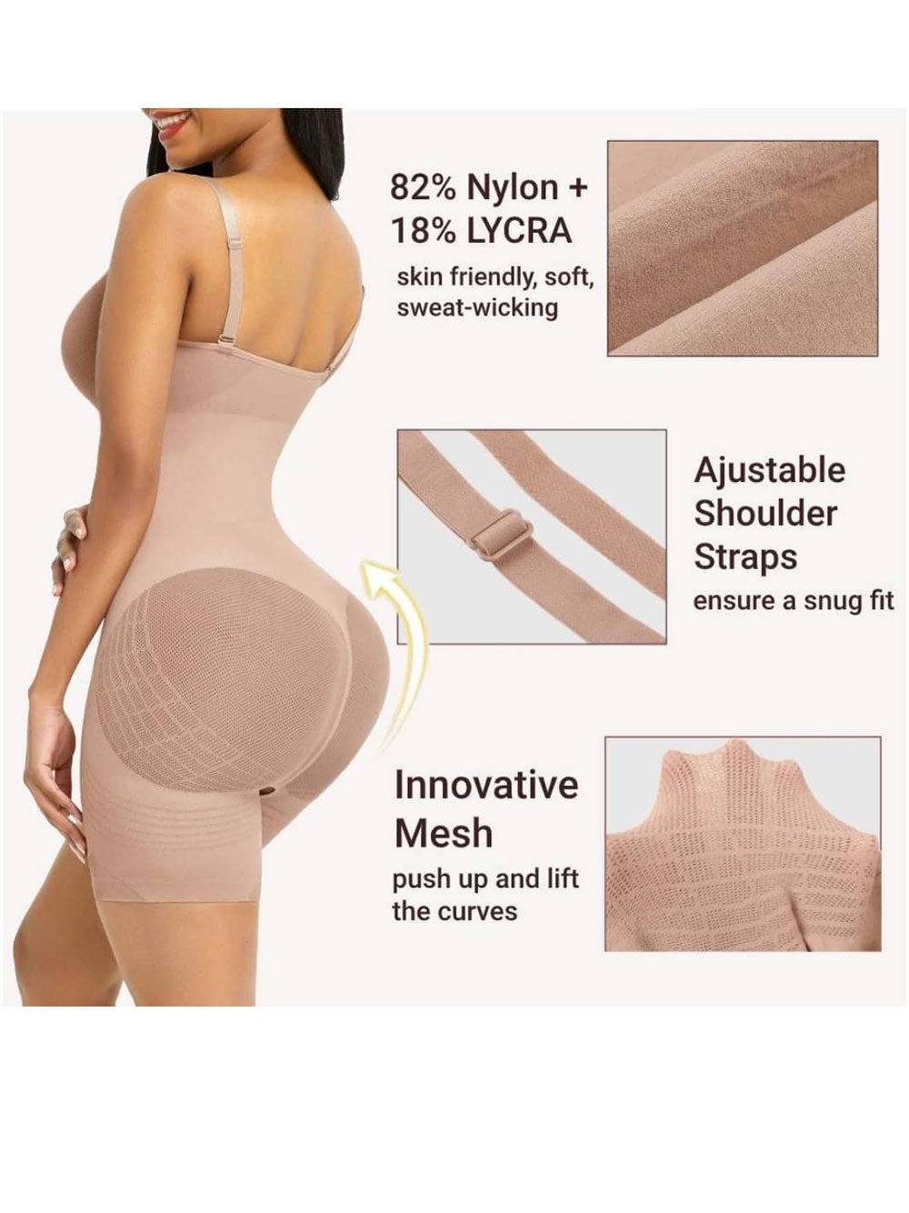 Gaine shorty Peau Lisse