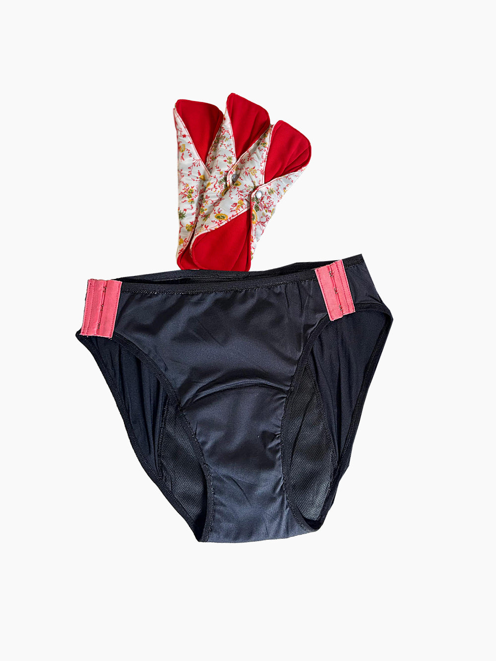 Kit de Base : 1 Culotte et 3 Serviettes Hygiéniques Réutilisables