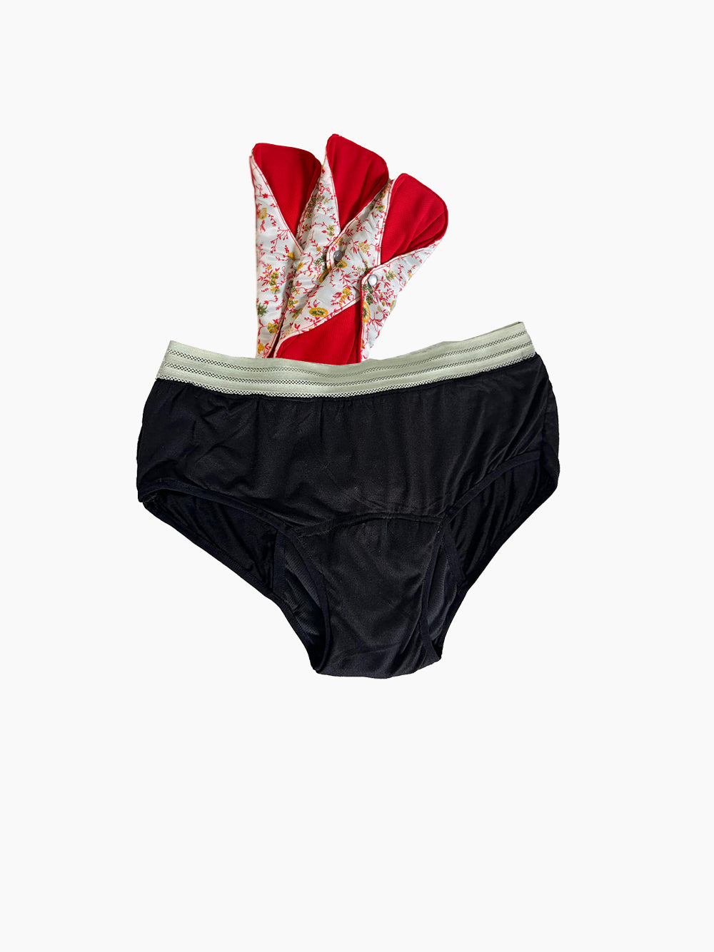 Kit de Base : 1 Culotte et 3 Serviettes Hygiéniques Réutilisables