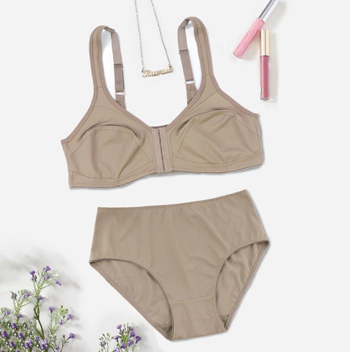 Ensemble sans armature avec crochets devant